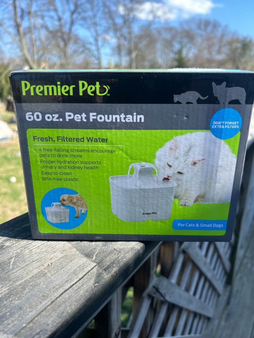 Premier Pet 60 oz. Pet Fountain
